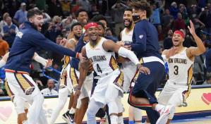 Pelicans superan a Thunder con espectacular tiro de tres Pelicans superan a Thunder con espectacular tiro de tres