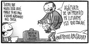 Caricatura de Noticiero Poteleche 21 abril 2022