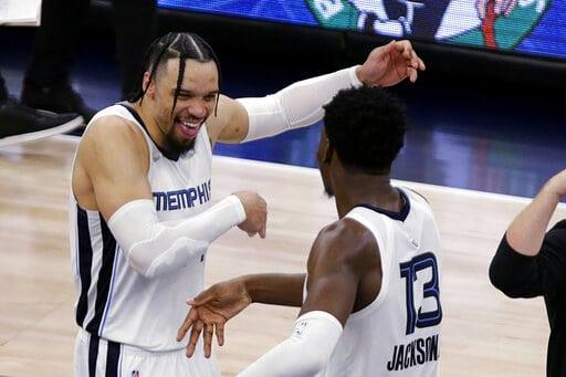 Memphis Grizzlies vencen a los Wolves para avanzan en los playoffs Memphis Grizzlies vencen a los Wolves para avanzan en los playoffs