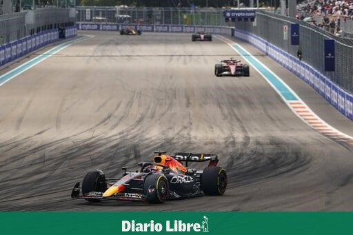 Max Verstappen manda en el primer GP de Miami