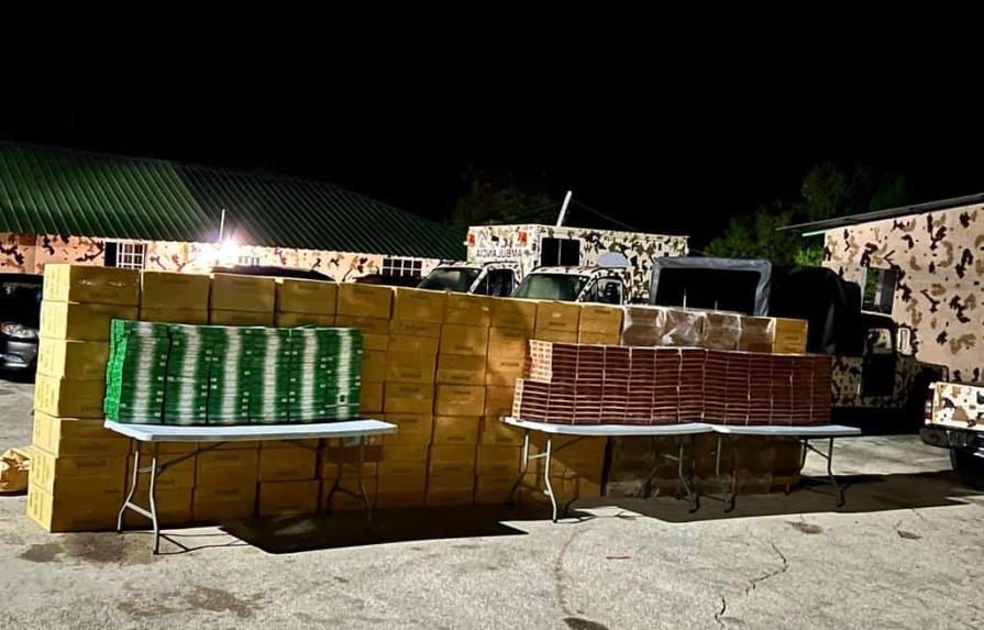 Decomisan más de un millón de unidades de cigarrillos en Elías Piña Decomisan más de un millón de unidades de cigarrillos en Elías Piña