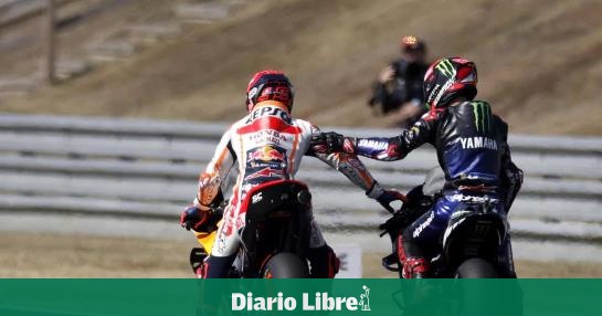 Quartararo ayudó a Márquez en MotoGP de Francia