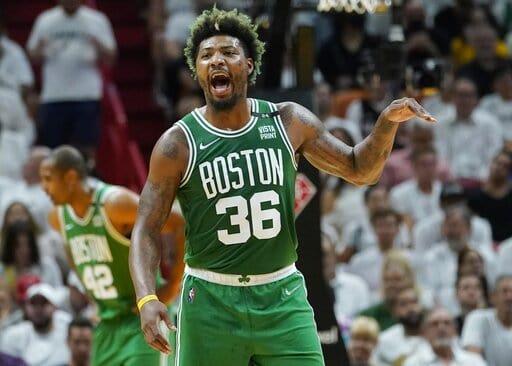 Celtics apabullan a Heat y empatan final del Este; Horford 10 puntos Celtics apabullan a Heat y empatan final del Este; Horford 10 puntos