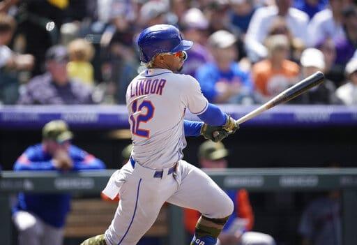 Lindor rompe empate y Mets blanquean a Rockies Lindor rompe empate y Mets blanquean a Rockies