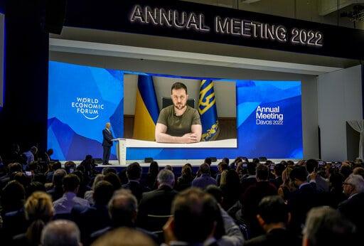 Zelenski pide en Davos sanciones máximas contra Rusia Zelenski pide en Davos sanciones máximas contra Rusia