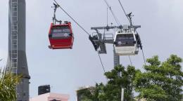 Restablecen el servicio en tramo de la Línea 1 del Teleférico de Santo Domingo