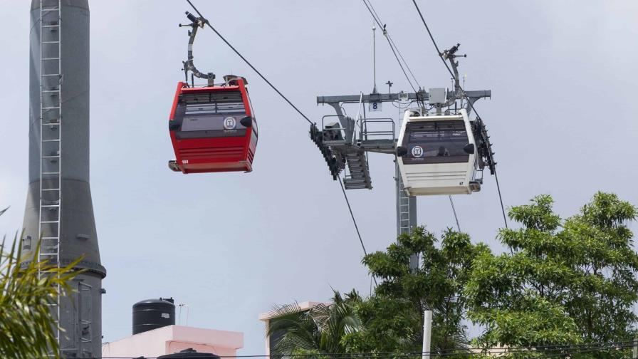 Restablecen el servicio en tramo de la Línea 1 del Teleférico de Santo Domingo