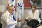 Ministra de Cultura se reúne con el empresario Frank Rainieri