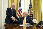Donald Trump, bajo los focos de la final del Mundial 2026 de fútbol Donald Trump, bajo los focos de la final del Mundial 2026 de fútbol