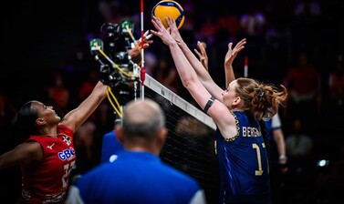 Bélgica detiene el empuje de las Reinas del Caribe en un dramático partido de cinco sets