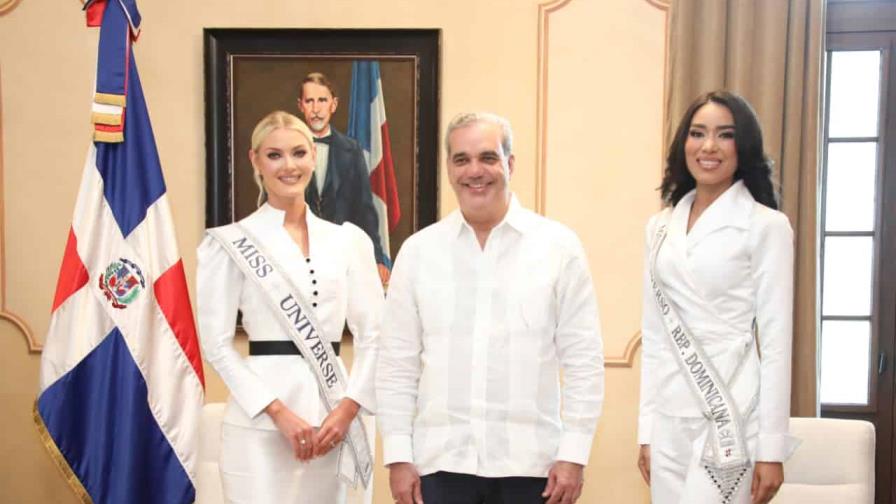 Así fue la visita de Miss Universo y Miss RD al Palacio Nacional