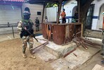 Autoridades intervienen Playa Sosúa y desmantelan construcciones ilegales