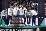 Italia gana sin Sinner a España y conquista su tercera Copa Davis seguida Italia gana sin Sinner a España y conquista su tercera Copa Davis seguida