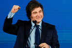 Milei reitera insultos contra Lula y dice que espera que Brasil también se pinte de azul