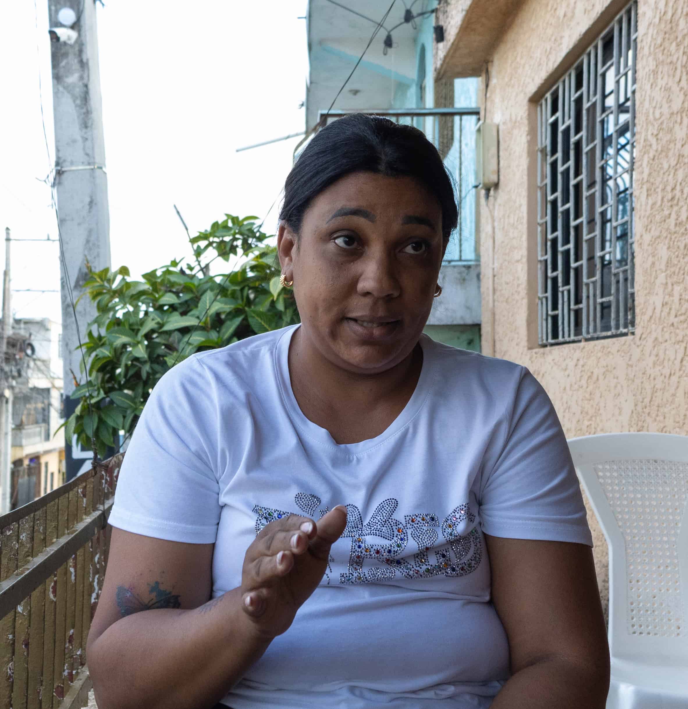 Estefany Mora, presenció el hecho.