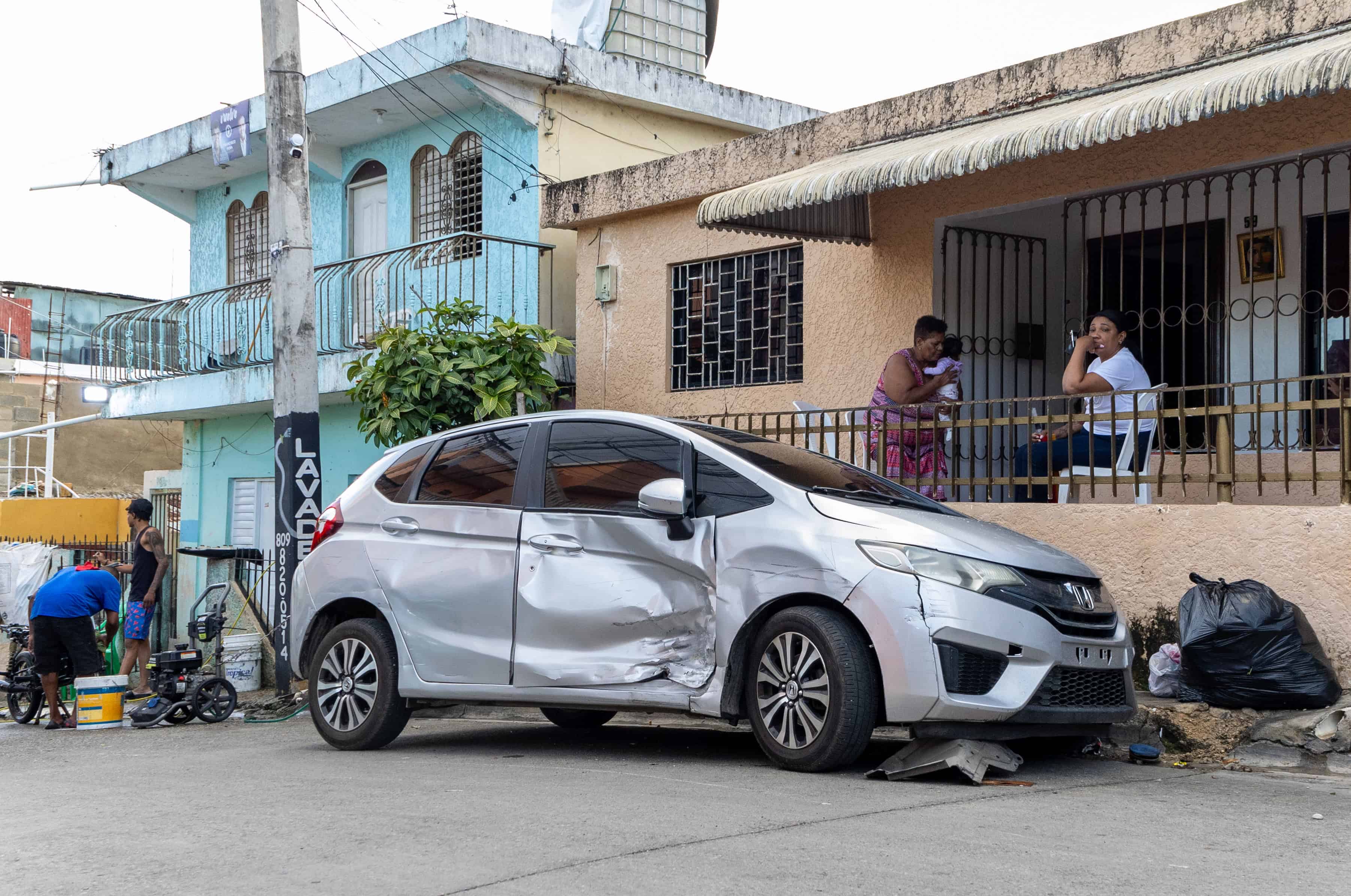 Lugar donde ocurrió el incidente en Las Palmas de Herrera.&nbsp;
