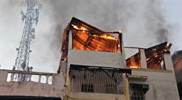 Se incendia vivienda en el residencial Constelación en el Distrito Nacional