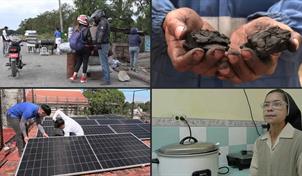 En Cuba, carbón y paneles solares para sobrellevar la crisis energética