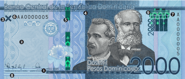 Nuevos billetes de RD$2000 circularán desde el próximo martes Nuevos billetes de RD$2000 circularán desde el próximo martes