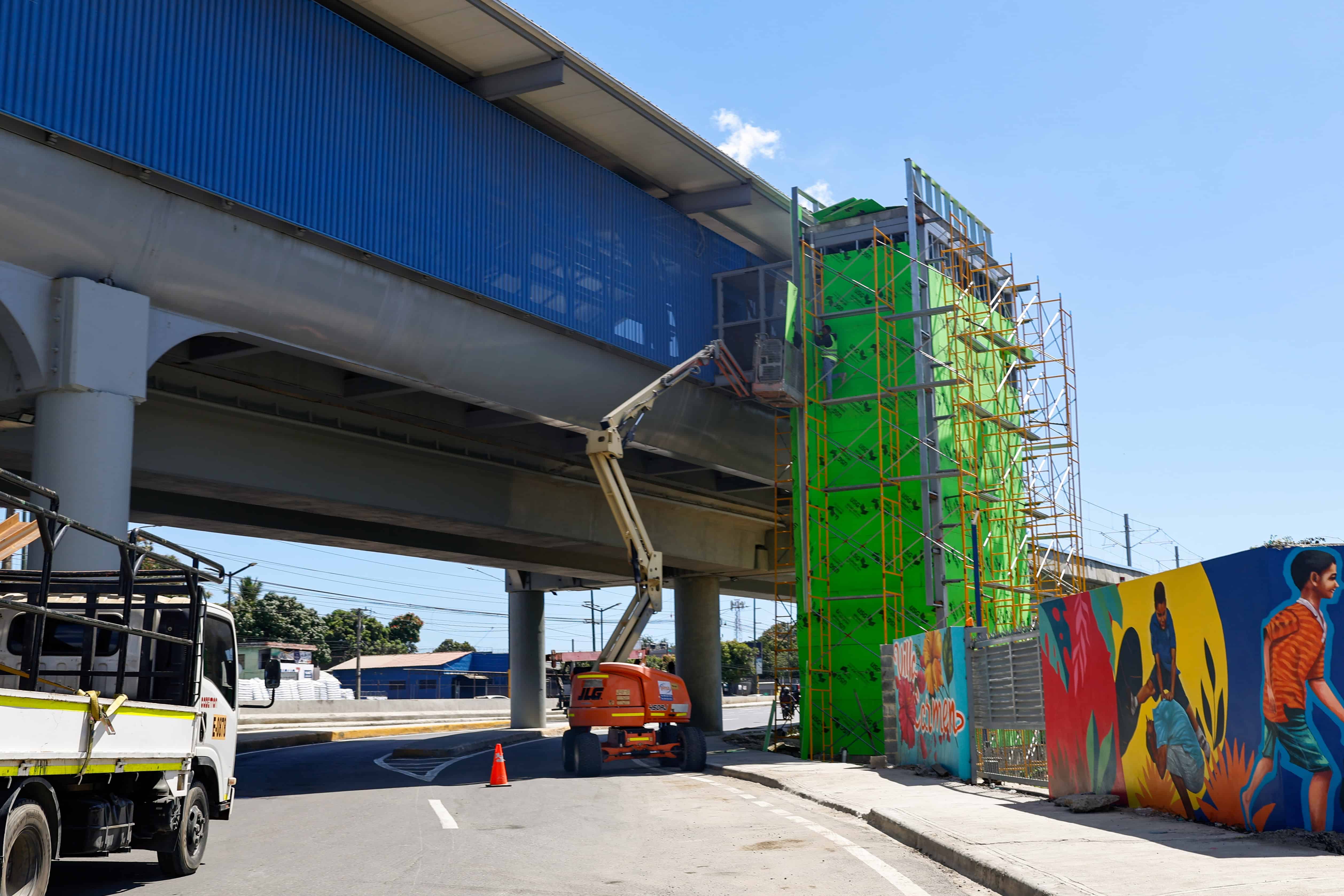 Ayer todavía se hacian trabajos en algunas estaciones. 