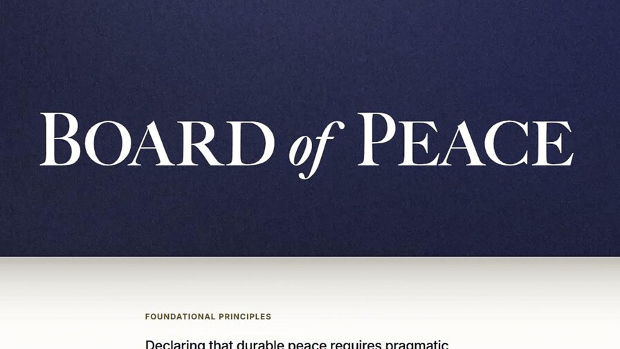 La Junta de Paz de Trump estrena su página web La Junta de Paz de Trump estrena su página web