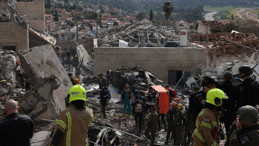 Al menos seis muertos y 23 heridos tras caer un misil iraní cerca de Jerusalén