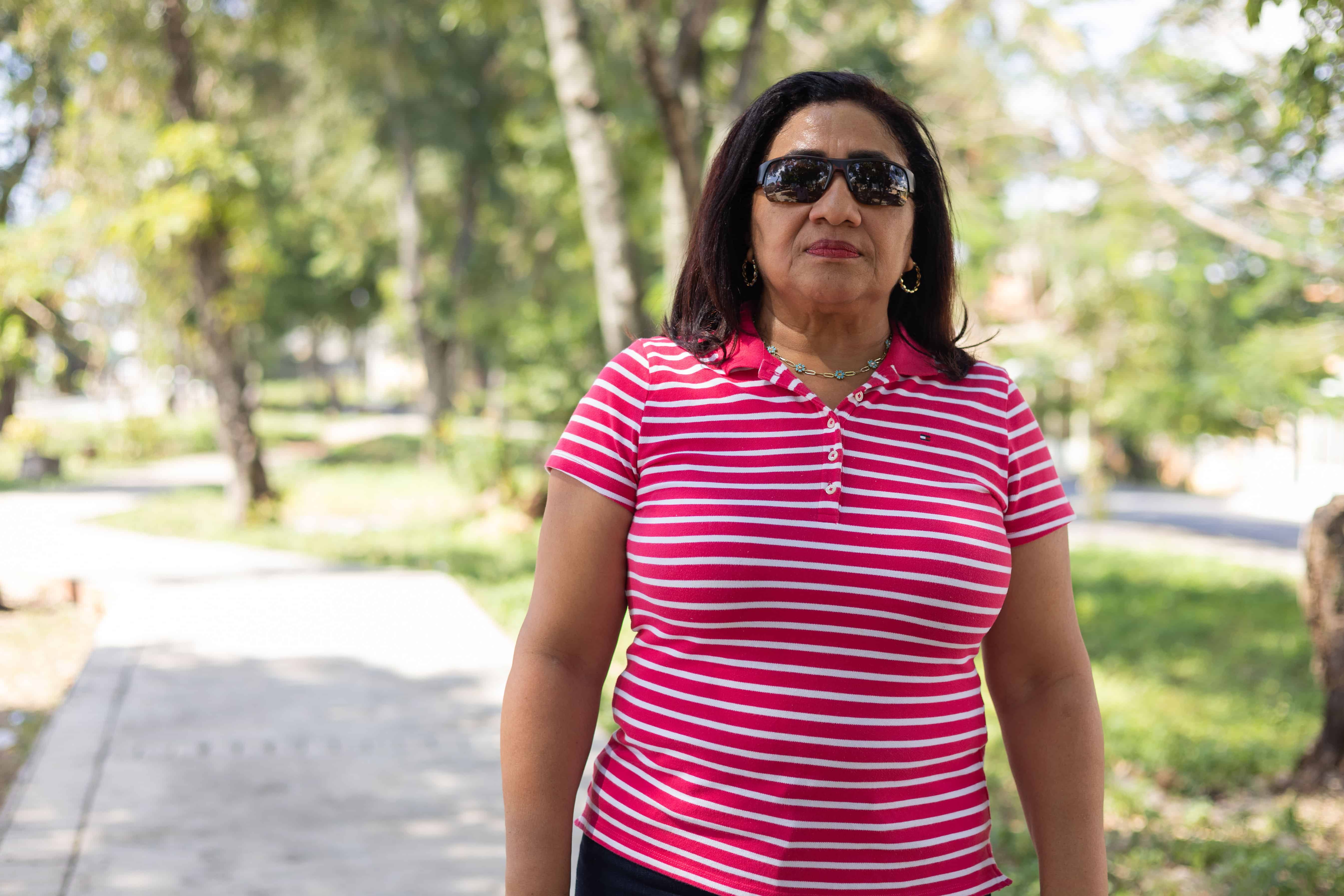 Jeannette Fernández, presidenta de la junta de vecinos de Villa Carmen.