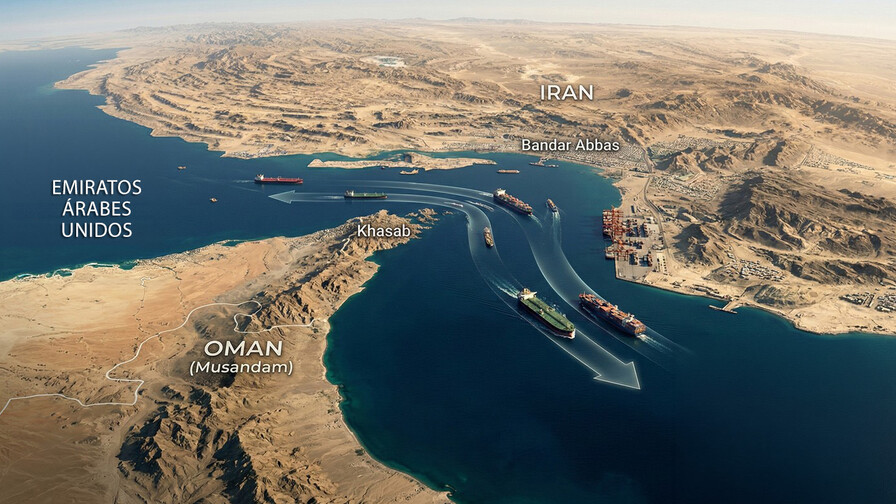 EE. UU. señala que ningún buque cruzó el paso de Ormuz en las primeras 48 horas de su bloqueo
