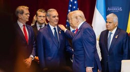 Trump califica a Abinader como “un gran hombre” y destaca labor de embajadora de EE. UU. en RD