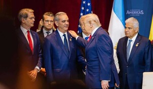 Trump califica a Abinader como “un gran hombre” y destaca labor de embajadora de EE. UU. en RD