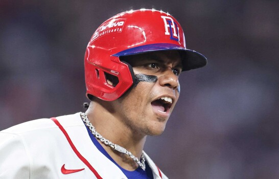 Juan Soto advierte a fanáticos por el juego de hoy : “No es una guerra, es un show, disfrútenlo