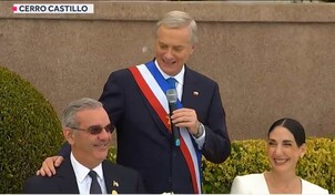 Presidente de Chile rompe protocolo para felicitar a Abinader y a Raquel por su aniversario de boda