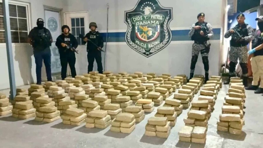 Panamá decomisa 536 paquetes de droga en zona fronteriza con Costa Rica
