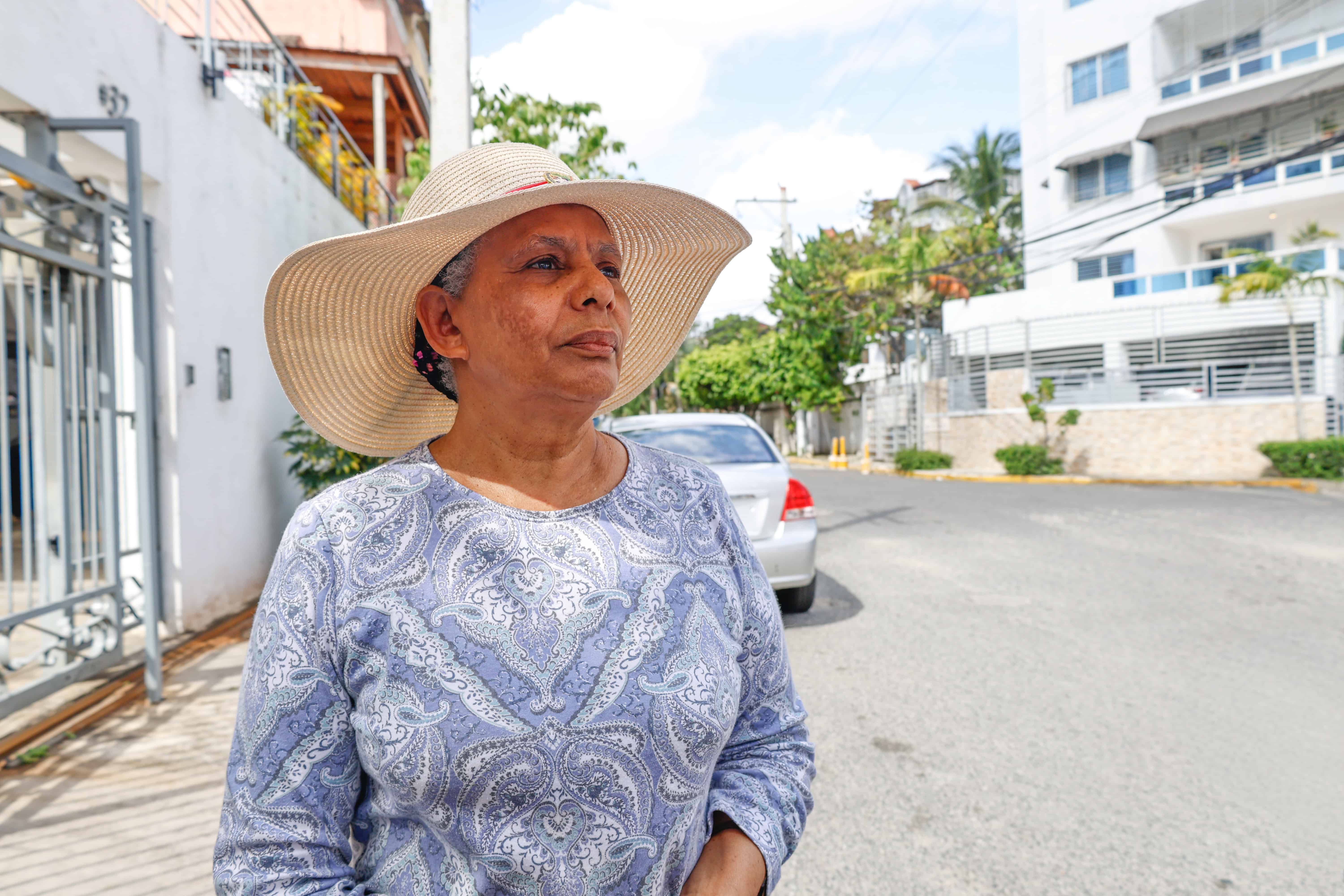María del Carmen Féliz, afectada por las inundaciones.&nbsp;
