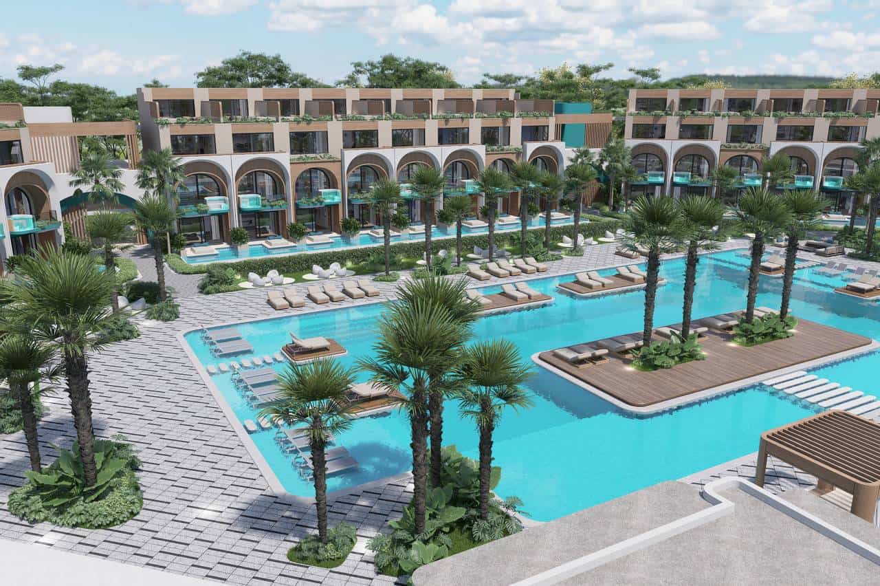 Ilustración de las instalaciones de Hilton en Las Terrenas.