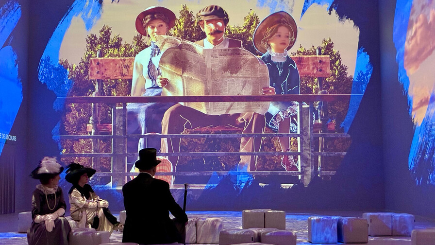 Una exposición inmersiva en París rememora el naufragio del Titanic