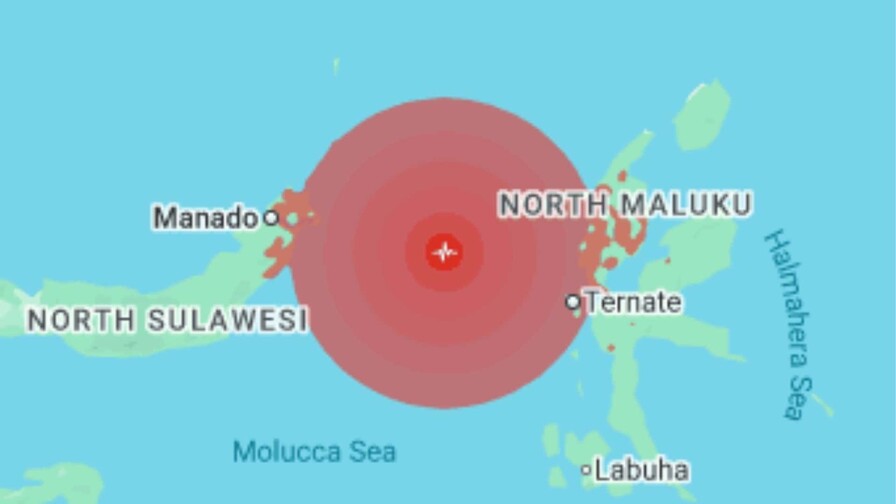 Emiten alerta de tsunami tras terremoto de magnitud 7,4 frente a costa de Indonesia