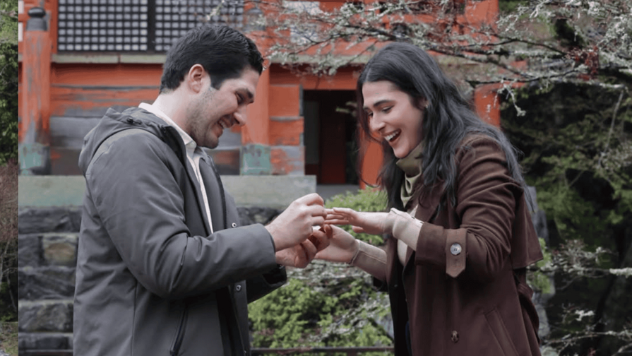 Marah Cortines Tactuck y Eduardo Debes se comprometen en Japón