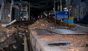 Residentes de Maquiteria en SDE denuncian retrasos en trabajos de drenaje pluvial