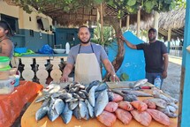 Vendedores de pescado en San Cristóbal reportan ventas mixtas y precios variados en Viernes Santo