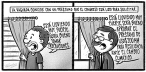 Caricatura de Noticiero Poteleche 10 abril 2026