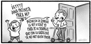 Caricatura de Noticiero Poteleche 11 abril 2026