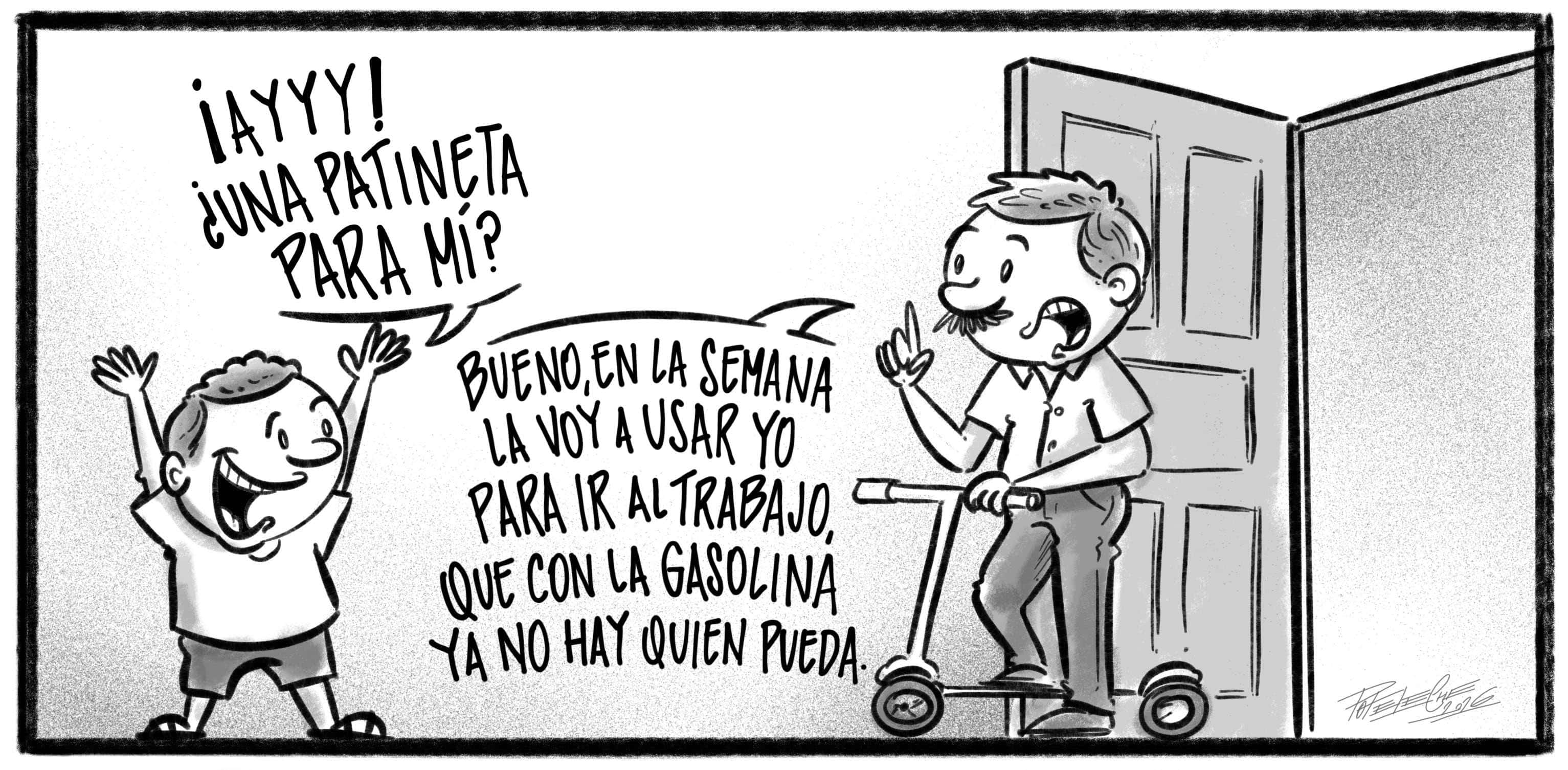 Caricatura de Noticiero Poteleche 11 abril 2026