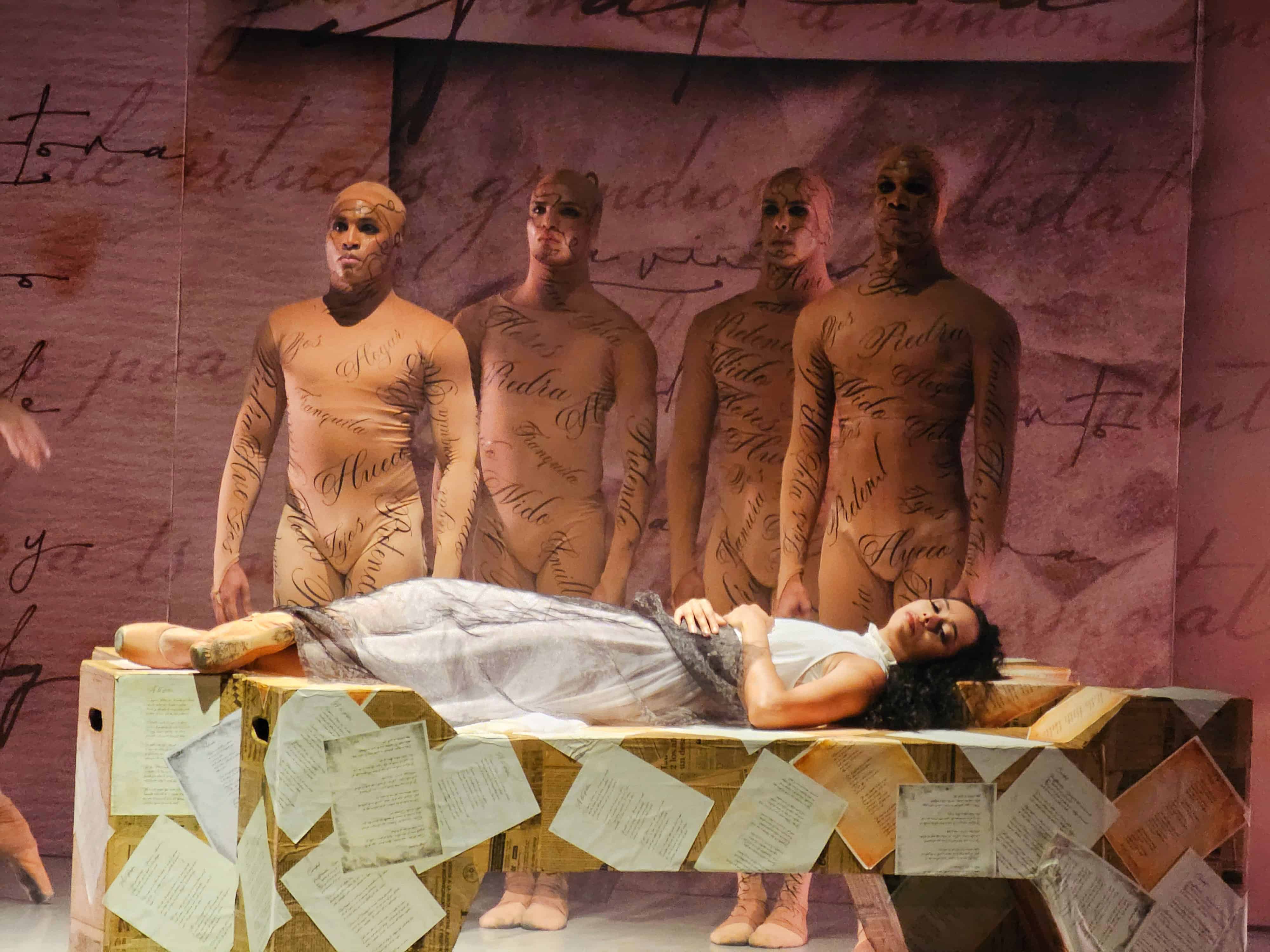 Escenas del ballet Salomé: Alma de Patria, presentado este viernes 10 de abril del 2026 en la Sala Máximo Aviles Blonda del Palacio de Bellas Artes.