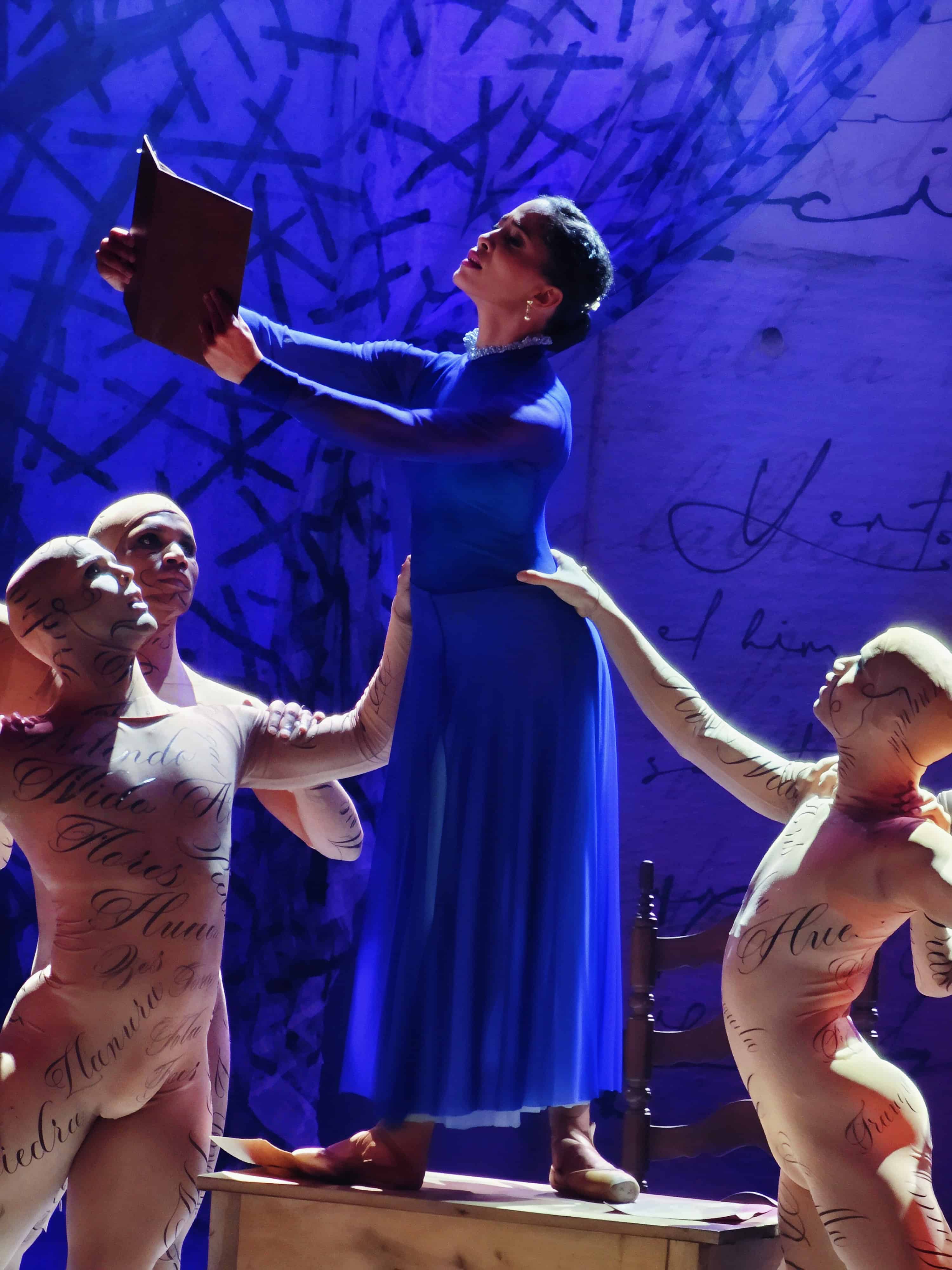 Escenas del ballet Salomé: Alma de Patria, presentado este viernes 10 de abril del 2026 en la Sala Máximo Aviles Blonda del Palacio de Bellas Artes.