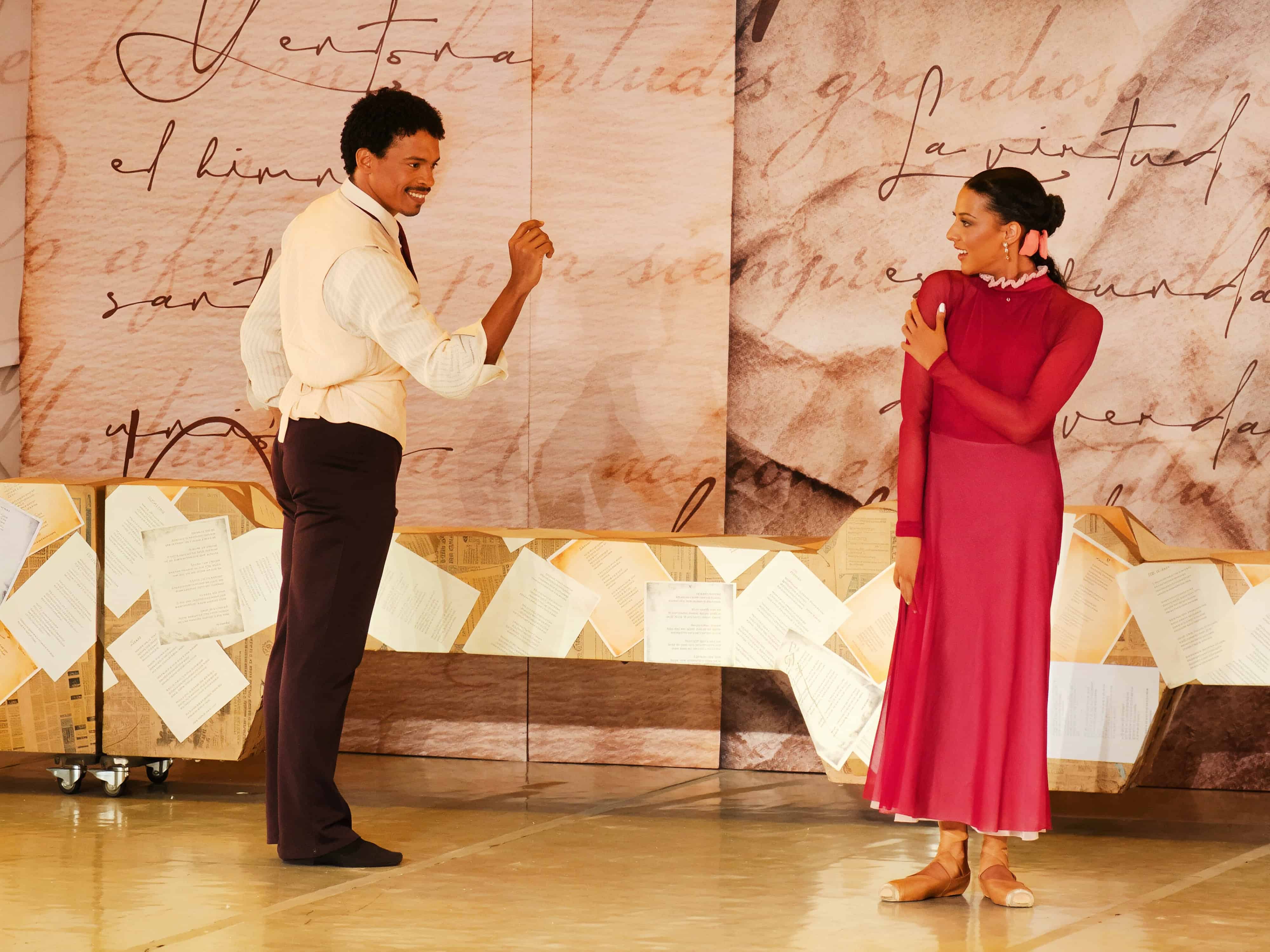 Escenas del ballet Salomé: Alma de Patria, presentado este viernes 10 de abril del 2026 en la Sala Máximo Aviles Blonda del Palacio de Bellas Artes.