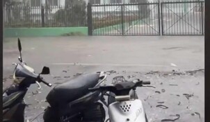 Se registran granizadas y fuertes lluvias en Bonao y Constanza por vaguada y sistema frontal