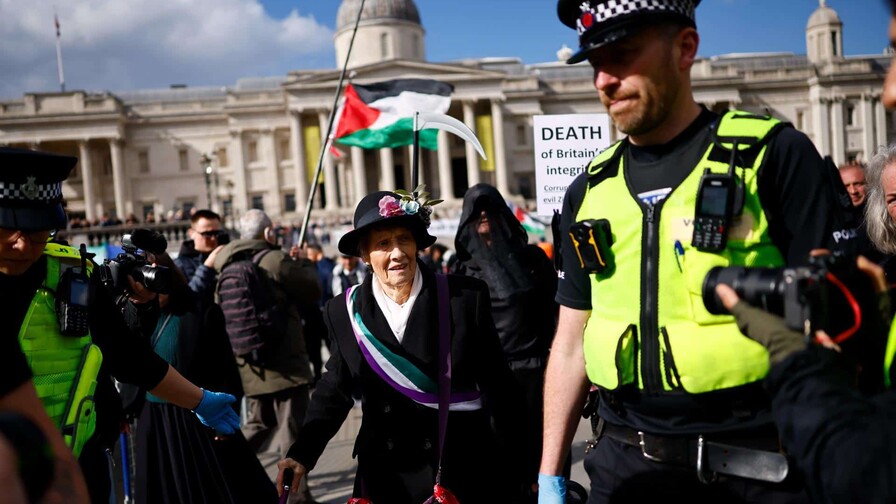 Cerca de un centenar de detenidos en una protesta a favor de Palestine Action en Londres Cerca de un centenar de detenidos en una protesta a favor de Palestine Action en Londres
