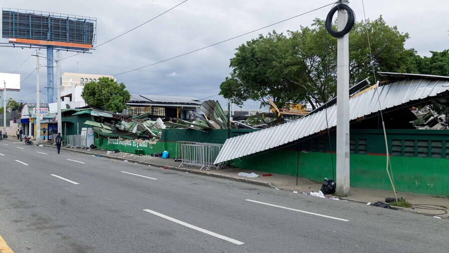 Así quedó Teleofertas tras operativo de desalojo