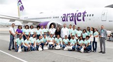 Arajet realiza la primera edición de “Piloto por un día” en el Aeropuerto de Punta Cana
